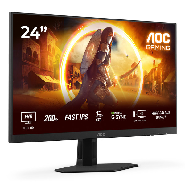 AOC 24G4HRE 23.8" 200Hz 0.5ms Fast IPS Moniteurs Gamer AOC, Ultra Pc Gamer Maroc