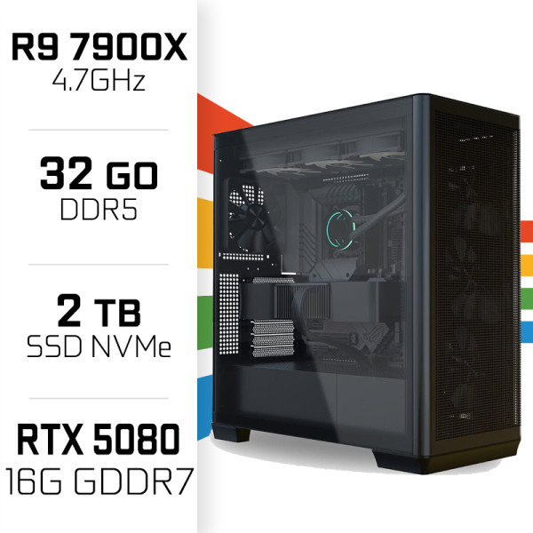 PC Gamer UltraPC Ryzen 9 7900X/2TB SSD/32GB DDR5/RTX5080 PC Gamer Ultra UltraPC, Ultra Pc Gamer Maroc
