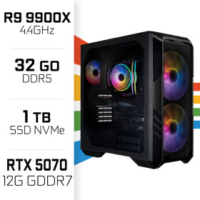 PC Gamer UltraPC Ryzen 9 9900X/1TB SSD/32GB DDR5/RTX5070 PC Gamer Ultra UltraPC, Ultra Pc Gamer Maroc