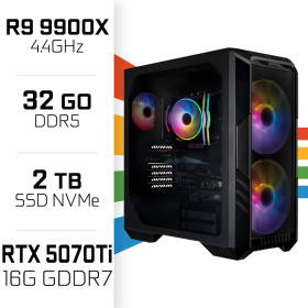 PC Gamer UltraPC Ryzen 9 9900X/2TB SSD/32GB DDR5/RTX5070Ti PC Gamer Ultra UltraPC, Ultra Pc Gamer Maroc