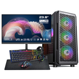 SETUP Gamer Essential R5 5600 RX6650XT + XGC-120 + X24G14IFF 144Hz Setup Gamer Essential UltraPC, Ultra Pc Gamer Maroc