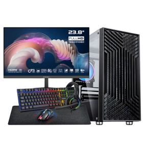 SETUP Gamer Essential R5 3600 RTX5050 + XGC-120 + X24G14IFF 144Hz Setup Gamer Essential UltraPC, Ultra Pc Gamer Maroc