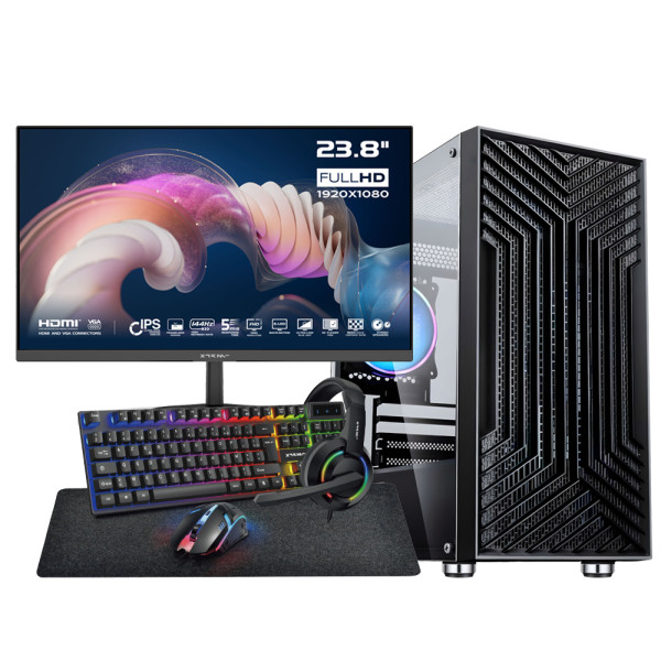 SETUP Gamer Essential R5 3600 RTX5050 + XGC-120 + X24G14IFF 144Hz Setup Gamer Essential UltraPC, Ultra Pc Gamer Maroc