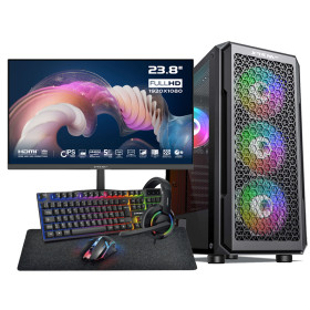 SETUP Gamer Essential R5 5500 RX6650XT + XGC-120 + X24G14IFF 23.8" 144Hz Setup Gamer Essential UltraPC, Ultra Pc Gamer Maroc
