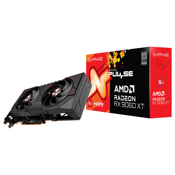 Sapphire Pulse Radeon RX 9060 XT Gaming OC 16Go GDDR6 AMD Sapphire, Ultra Pc Gamer Maroc