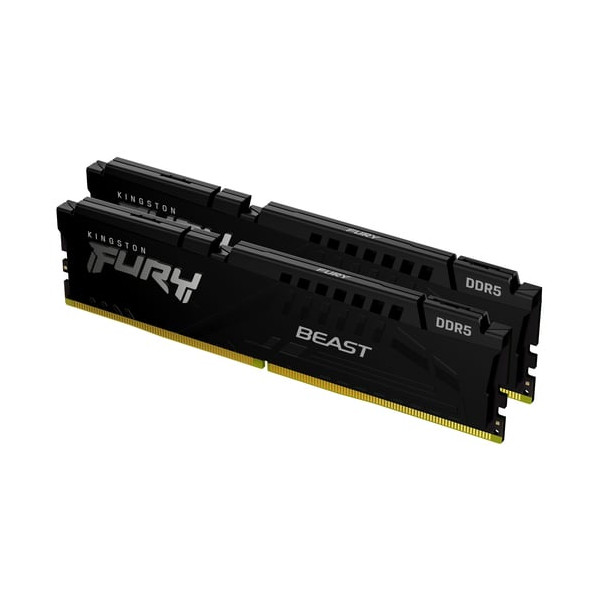 Kingston FURY Beast 32Go (2x16Go) DDR5 6000 MHz CL30 - Noir Mémoire vive DDR5 Kingston, Ultra Pc Gamer Maroc