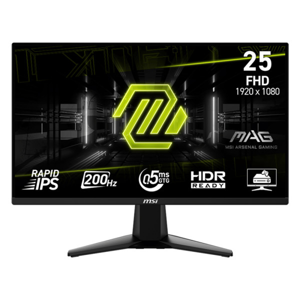 MSI MAG 255F E20 24.5" Fast IPS 200Hz Moniteurs Gamer MSI, Ultra Pc Gamer Maroc