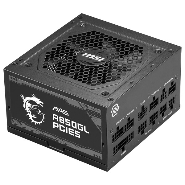 MSI MAG A850GL PCIE5 80PLUS Gold 850W Noir Entre 800 W et 899 W MSI, Ultra Pc Gamer Maroc