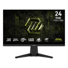 MSI MAG 245F X24 24" Rapid IPS 240Hz Moniteurs Gamer MSI, Ultra Pc Gamer Maroc