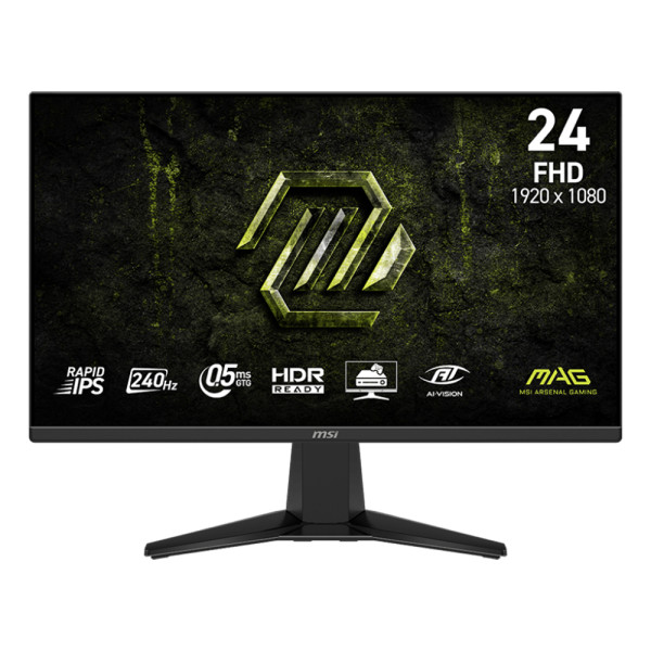 MSI MAG 245F X24 24" Rapid IPS 240Hz Moniteurs Gamer MSI, Ultra Pc Gamer Maroc