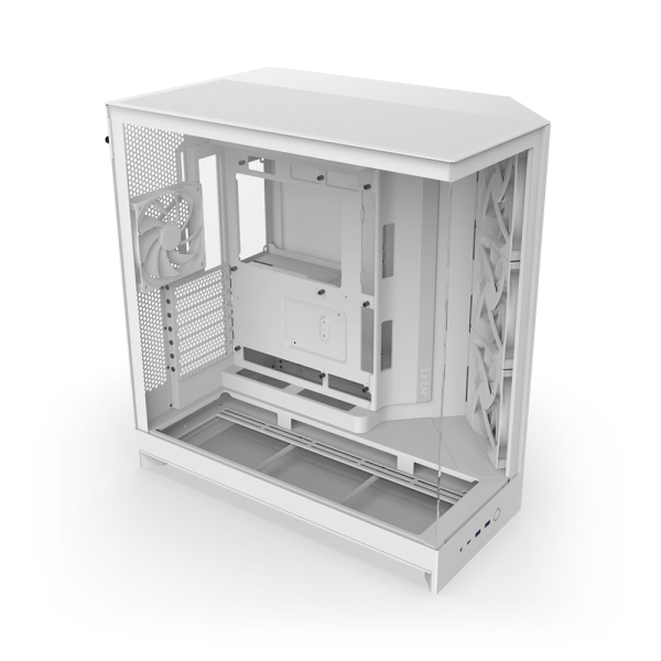 NZXT H9 Flow (2025) White Boitiers PC NZXT, Ultra Pc Gamer Maroc