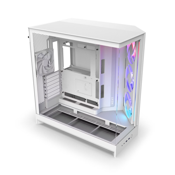 NZXT H9 Flow RGB (2025) White Boitiers PC NZXT, Ultra Pc Gamer Maroc