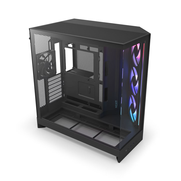 NZXT H9 Flow RGB (2025) Black Boitiers PC NZXT, Ultra Pc Gamer Maroc