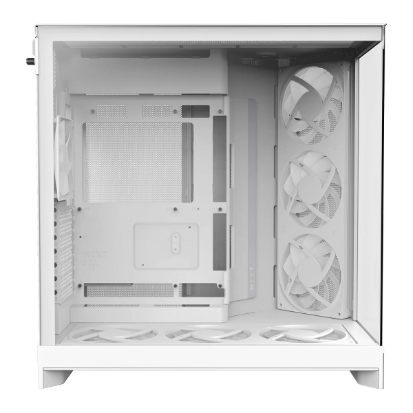 NZXT H9 Flow RGB+ (2025) White Boitiers PC NZXT, Ultra Pc Gamer Maroc