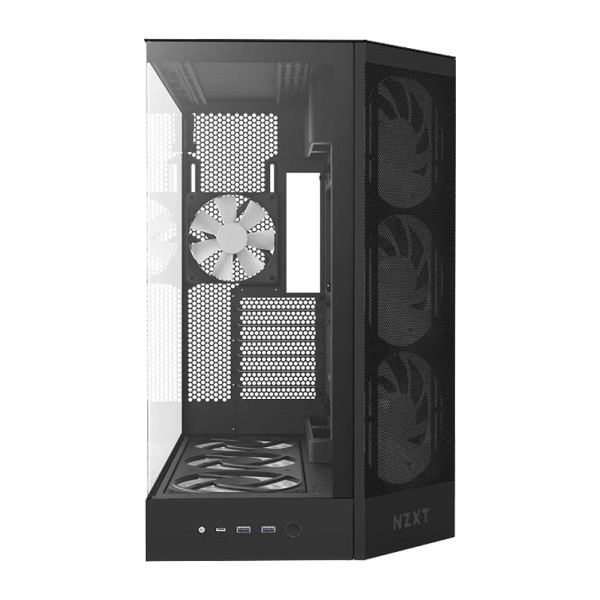 NZXT H9 Flow RGB+ (2025) Black Boitiers PC NZXT, Ultra Pc Gamer Maroc