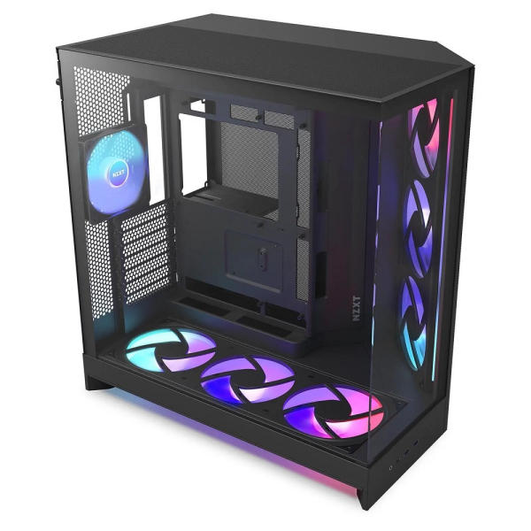 NZXT H9 Flow RGB+ (2025) Black Boitiers PC NZXT, Ultra Pc Gamer Maroc