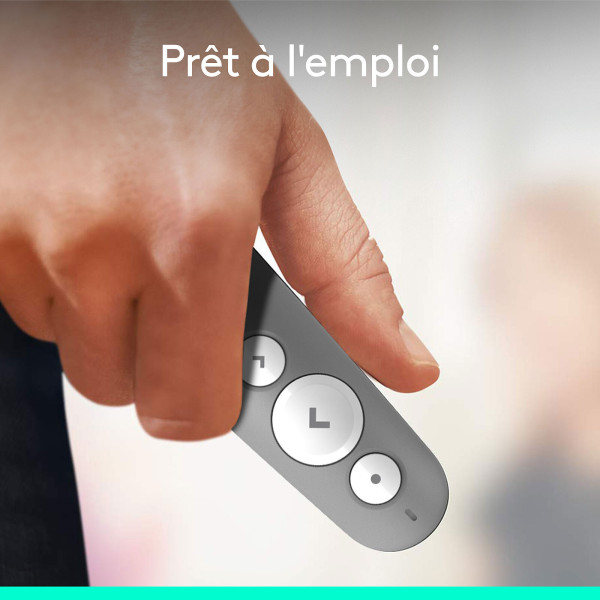 Logitech R500s Laser Presentation Remote Gris Connectique Réseau Logitech, Ultra Pc Gamer Maroc