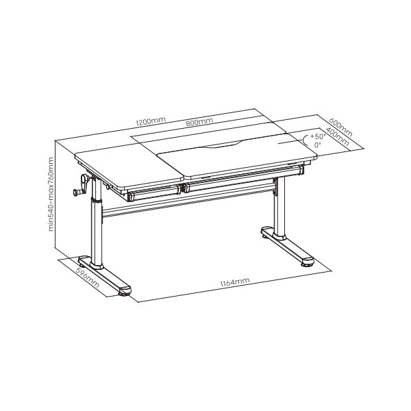 SKILLDESK GrowMate 702 Bureaux pour enfants SKILLCHAIRS, Ultra Pc Gamer Maroc