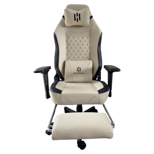 SKILLCHAIRS Emperor (Beige) Chaise gamer SKILLCHAIRS, Ultra Pc Gamer Maroc