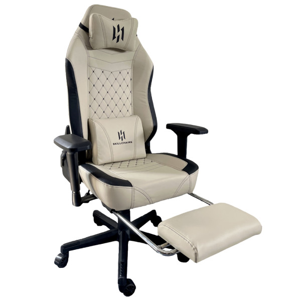 SKILLCHAIRS Emperor (Beige) Chaise gamer SKILLCHAIRS, Ultra Pc Gamer Maroc