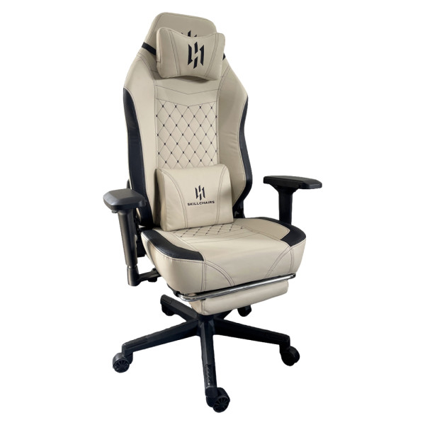 SKILLCHAIRS Emperor (Beige) Chaise gamer SKILLCHAIRS, Ultra Pc Gamer Maroc