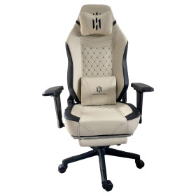 SKILLCHAIRS Emperor (Beige) Chaise gamer SKILLCHAIRS, Ultra Pc Gamer Maroc