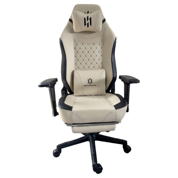 SKILLCHAIRS Emperor (Beige) Chaise gamer SKILLCHAIRS, Ultra Pc Gamer Maroc