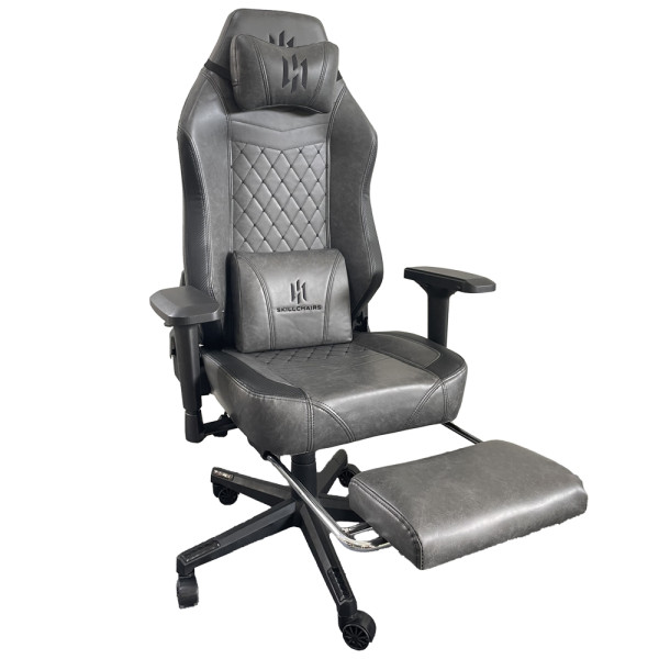 SKILLCHAIRS Emperor (Gray) Chaise gamer SKILLCHAIRS, Ultra Pc Gamer Maroc