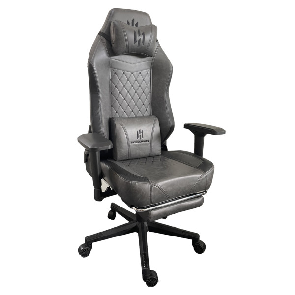 SKILLCHAIRS Emperor (Gray) Chaise gamer SKILLCHAIRS, Ultra Pc Gamer Maroc