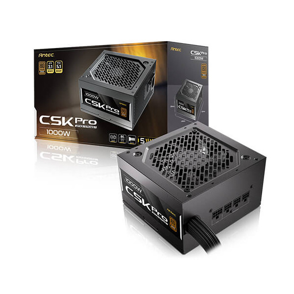 Antec CSK1000 Pro 80PLUS Bronze 1000W Plus de 900 W Antec, Ultra Pc Gamer Maroc