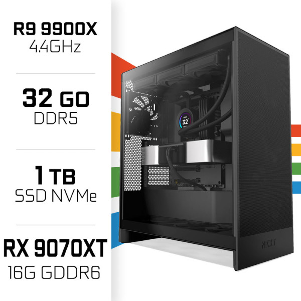 PC Gamer UltraPC Ryzen 9 9900X/1TB SSD/32GB DDR5/RX9070XT 16G PC Gamer Ultra UltraPC, Ultra Pc Gamer Maroc