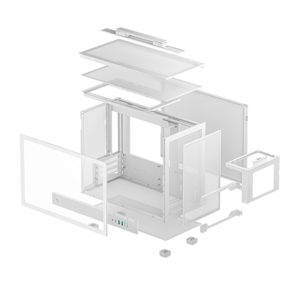 DeepCool CH160 PLUS (White) Les Minis Boitiers DeepCool, Ultra Pc Gamer Maroc