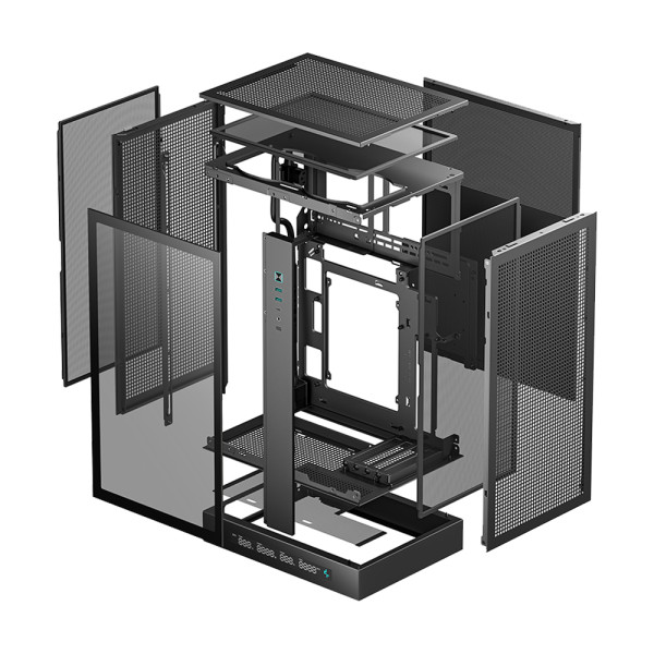 DeepCool CH270 DIGITAL (Black) Les Minis Boitiers DeepCool, Ultra Pc Gamer Maroc