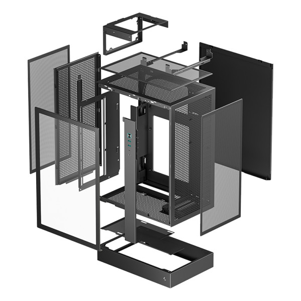 DeepCool CH170 PLUS (Black) Les Minis Boitiers DeepCool, Ultra Pc Gamer Maroc