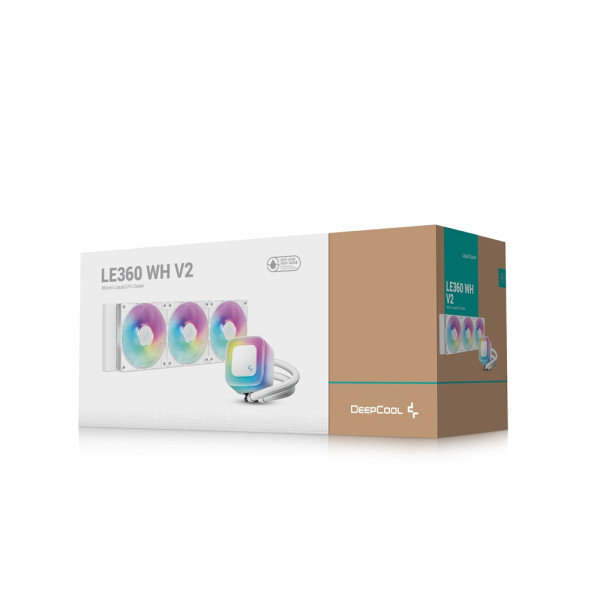 DeepCool LE360 V2 (White) Kits Watercooling DeepCool, Ultra Pc Gamer Maroc