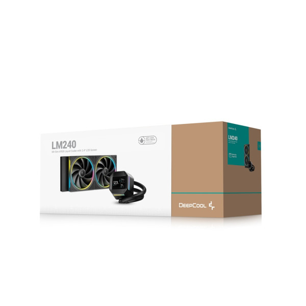 DeepCool LM240 (Black) Kits Watercooling DeepCool, Ultra Pc Gamer Maroc