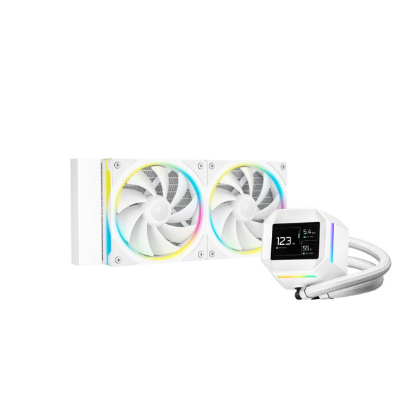 DeepCool LM240 (White) Kits Watercooling DeepCool, Ultra Pc Gamer Maroc
