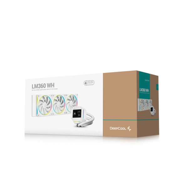 DeepCool LM360 (White) Kits Watercooling DeepCool, Ultra Pc Gamer Maroc