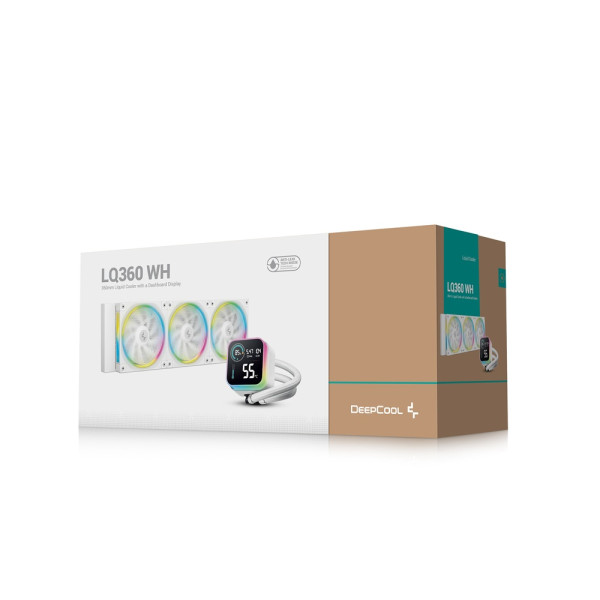 DeepCool LQ360 (White) Kits Watercooling DeepCool, Ultra Pc Gamer Maroc