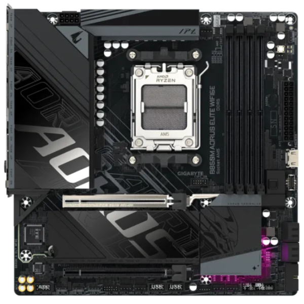 Gigabyte B850M AORUS ELITE WIFI6E Socket AM5 Gigabyte, Ultra Pc Gamer Maroc