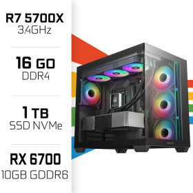 PC Gamer UltraPC Ryzen 7 5700X/16GB/1TB SSD/RX6700 AMD Ryzen 7 UltraPC, Ultra Pc Gamer Maroc