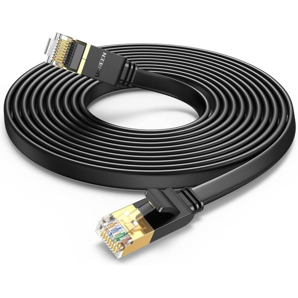 Ugreen Cable Ethernet Flat CAT7 U FTP 10M Connectique UGREEN, Ultra Pc Gamer Maroc