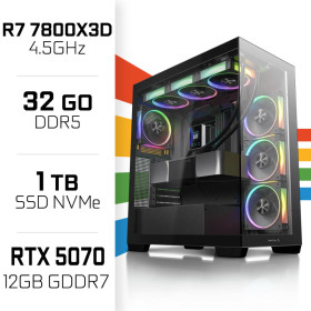 PC Gamer UltraPC Ryzen 7 7800X3D/1TB SSD/32GB DDR5/RTX5070 AMD Ryzen 7 UltraPC, Ultra Pc Gamer Maroc