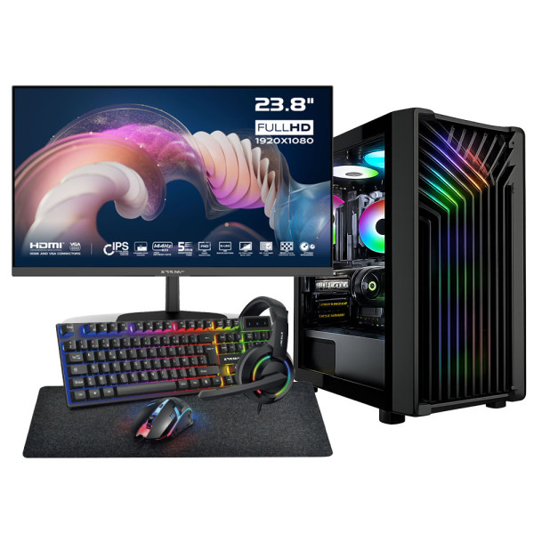 SETUP Gamer Essential R5 5500 RX6650XT + XGC-120 + X24G14IFF 23.8" 144Hz Setup Gamer Essential UltraPC, Ultra Pc Gamer Maroc