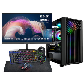 SETUP Gamer Essential R5 5600 RX6650XT + XGC-120 + X24G14IFF 144Hz Setup Gamer Essential UltraPC, Ultra Pc Gamer Maroc