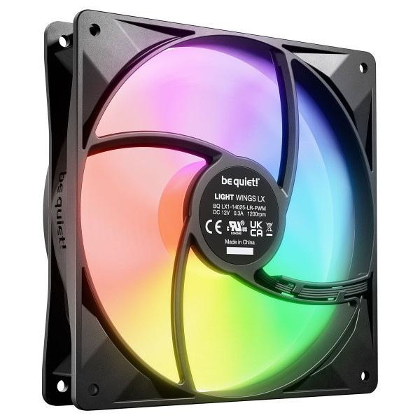 be quiet! Light Wings LX 140 mm PWM Triple Pack Black Ventilateurs boîtier be quiet!, Ultra Pc Gamer Maroc