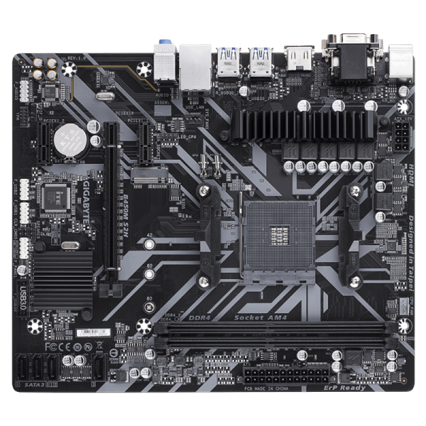 Gigabyte B450M S2H Cartes mères Gigabyte, Ultra Pc Gamer Maroc