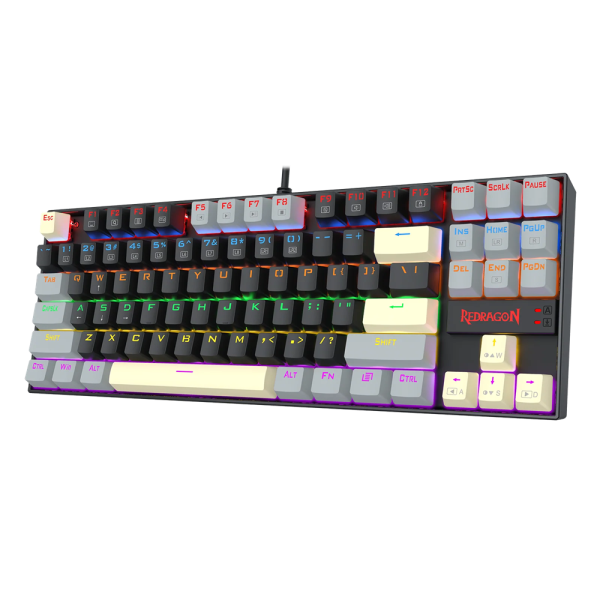 Redragon Kumara K552LGY TKL RGB (Outemu Red Switches) Claviers Redragon, Ultra Pc Gamer Maroc