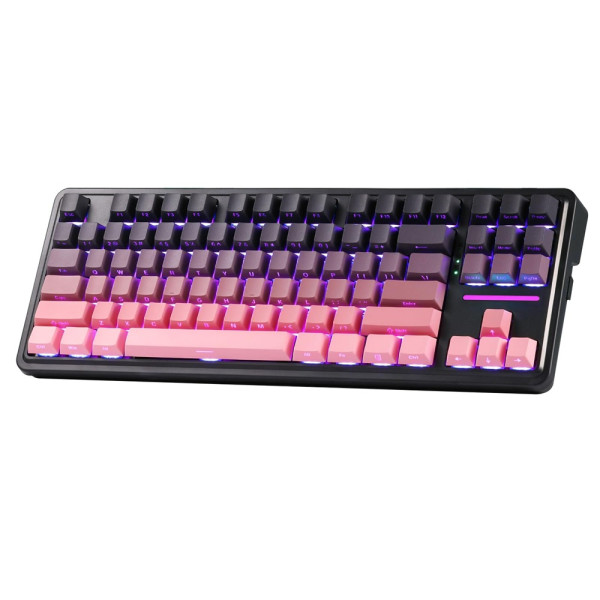 Redragon K728 Antonium Pro Wireless Mechanical Keyboard (Tide Pink) Claviers Redragon, Ultra Pc Gamer Maroc