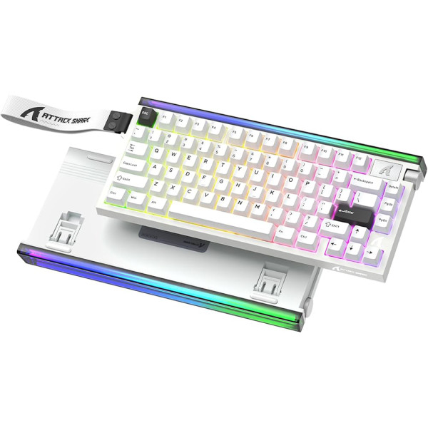 ATTACK SHARK R85 HE Rapid Trigger Magnetic Switch (White) Claviers ATTACK SHARK, Ultra Pc Gamer Maroc